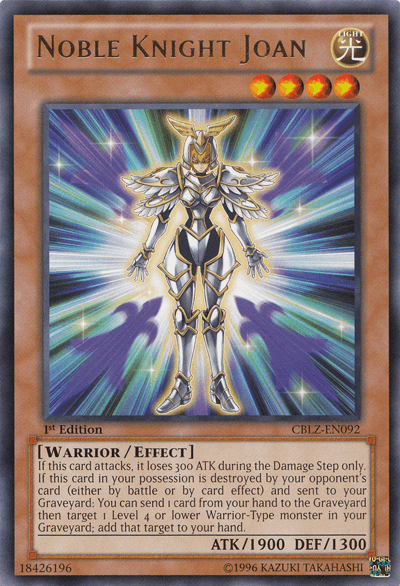 Noble Knight Joan [CBLZ-EN092] Rare - Josh's Cards