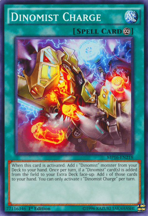 Dinomist Charge [MP16-EN218] Common - Josh's Cards