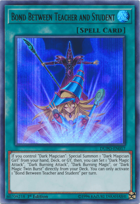 Bond Between Teacher and Student [DUPO-EN017] Ultra Rare - Josh's Cards