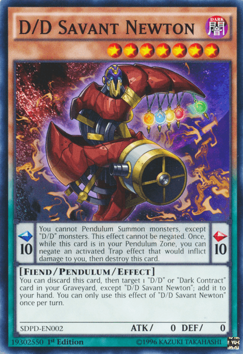 D/D Savant Newton [SDPD-EN002] Common - Josh's Cards