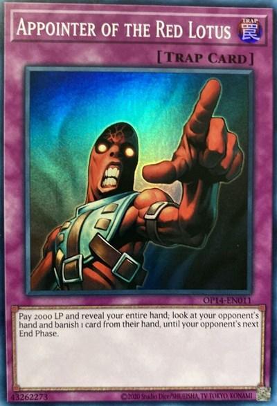 Appointer of the Red Lotus [OP14-EN011] Super Rare - Josh's Cards