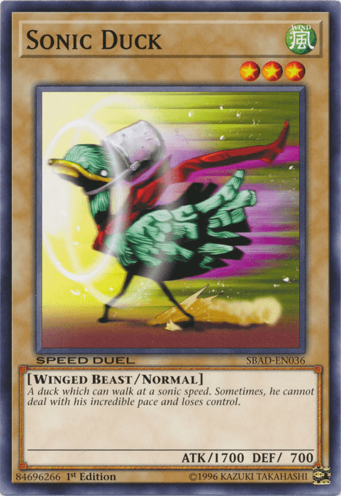 Sonic Duck [SBAD-EN036] Common - Josh's Cards