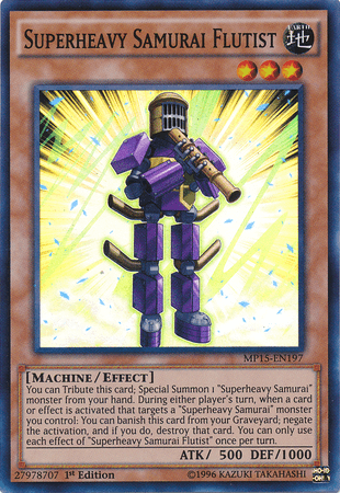 Superheavy Samurai Flutist [MP15-EN197] Super Rare - Josh's Cards