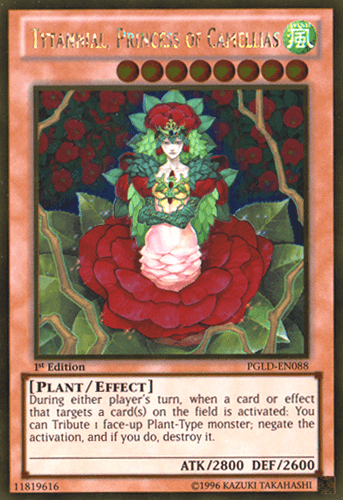 Tytannial, Princess of Camellias [PGLD-EN088] Gold Rare - Josh's Cards