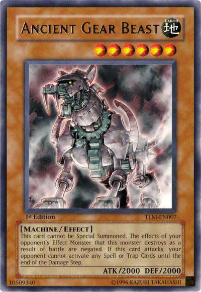 Ancient Gear Beast [TLM-EN007] Rare - Josh's Cards