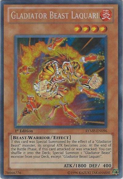 Gladiator Beast Laquari [RYMP-EN096] Secret Rare - Josh's Cards