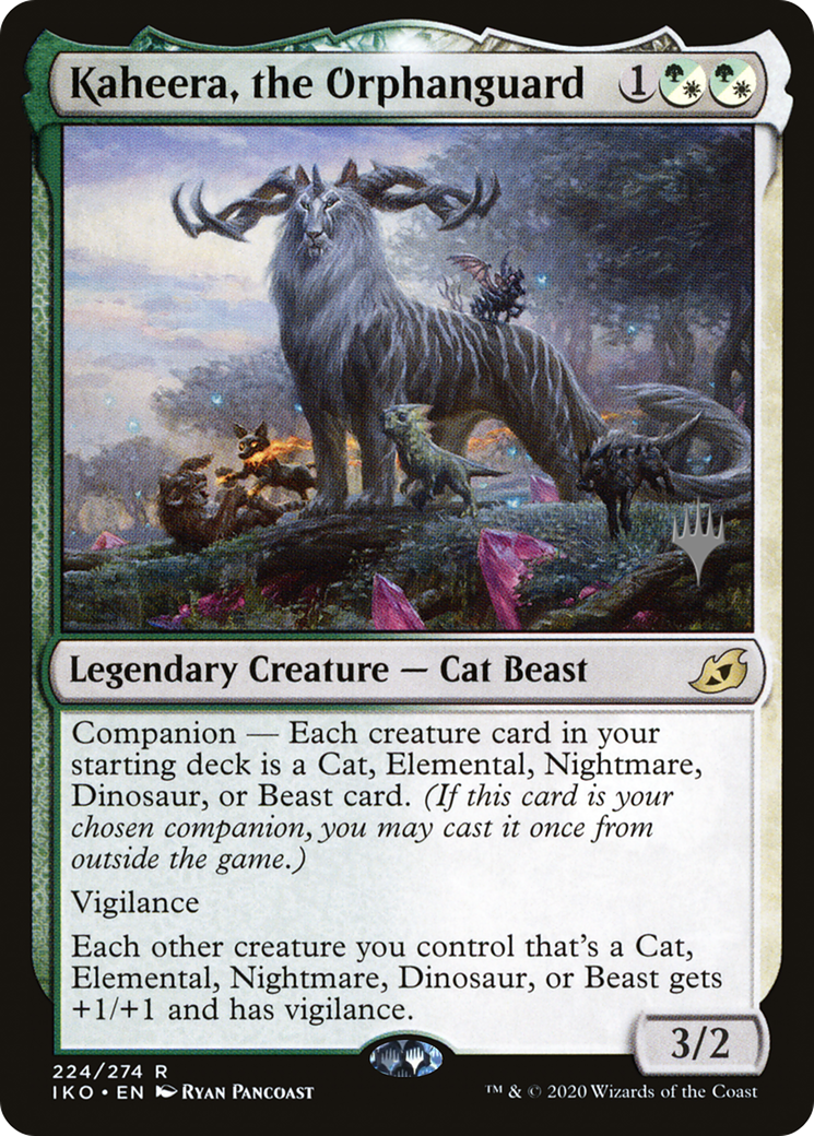 Kaheera, the Orphanguard (PPIKO-224P) - Ikoria: Lair of Behemoths Promos: (companion)