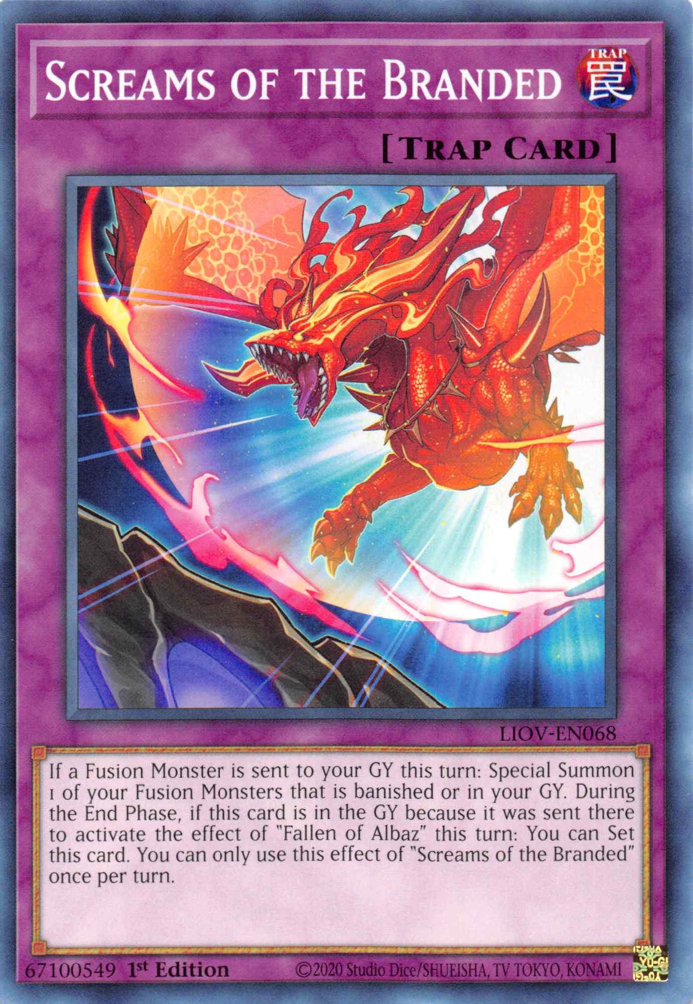 Screams of the Branded [LIOV-EN068] Common - Josh's Cards