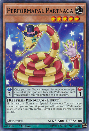 Performapal Partnaga [MP15-EN192] Common - Josh's Cards