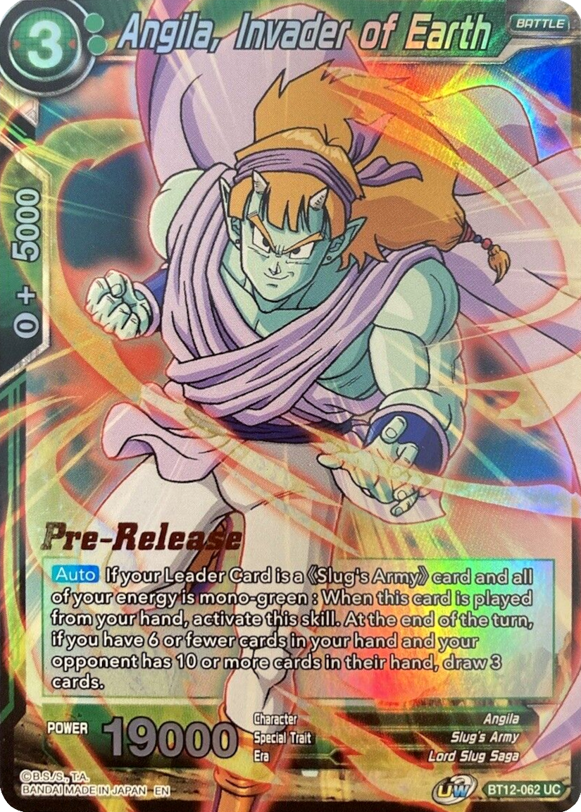 Angila, Invader of Earth (BT12-062) [Vicious Rejuvenation Prerelease Promos] Parallel Foil