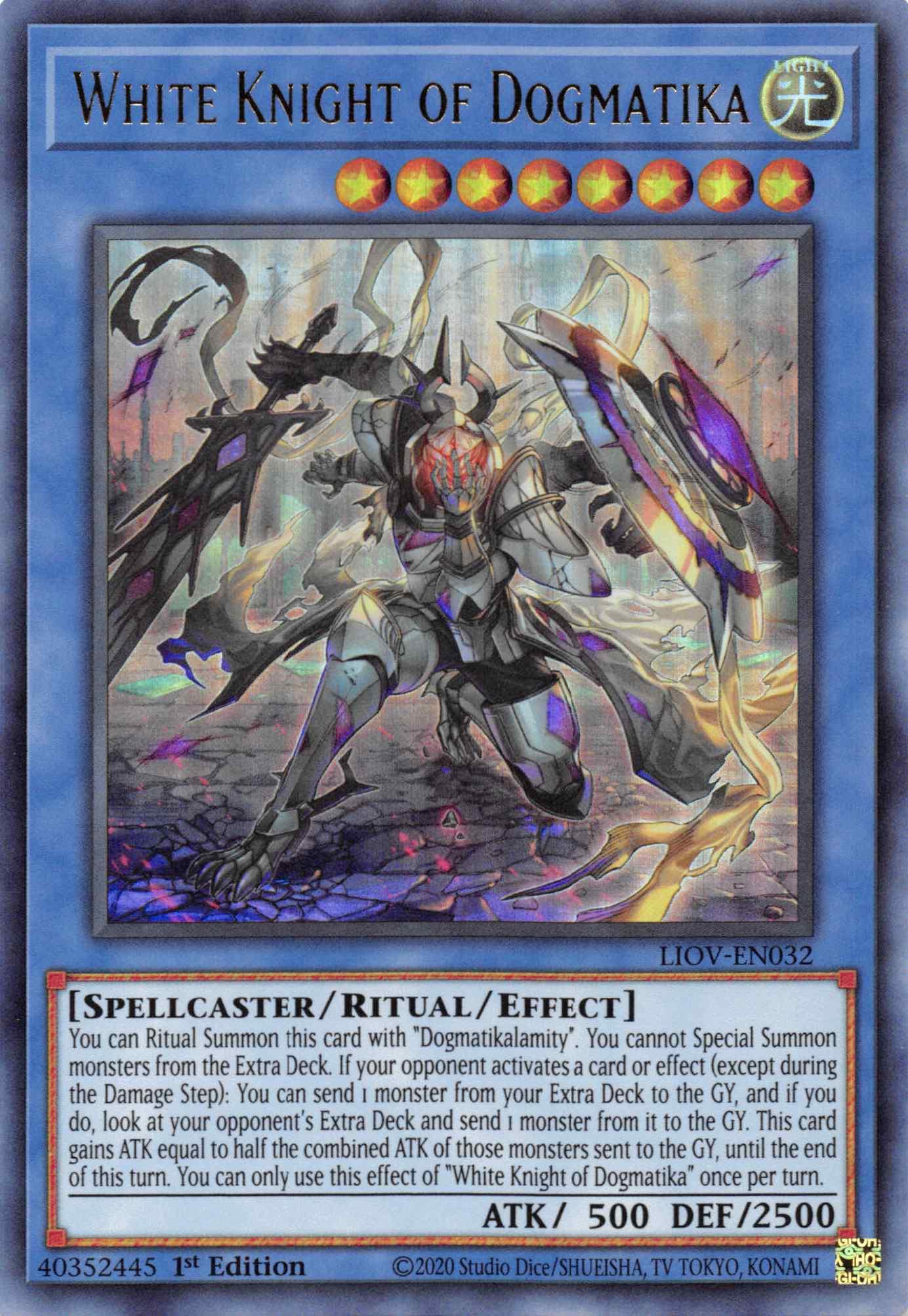 White Knight of Dogmatika [LIOV-EN032] Ultra Rare - Josh's Cards