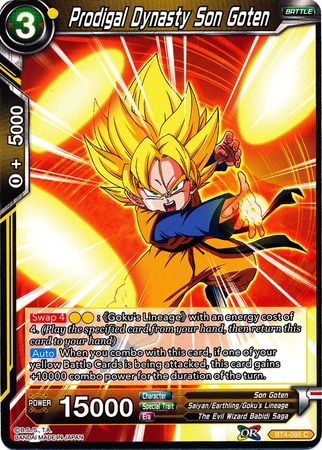 Prodigal Dynasty Son Goten (BT4-085) [Colossal Warfare] Parallel Foil