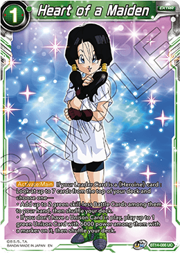 Heart of a Maiden (BT14-086) [Cross Spirits] Parallel Foil