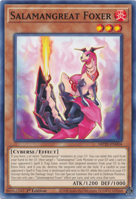 Salamangreat Foxer [MP20-EN004] Common - Josh's Cards