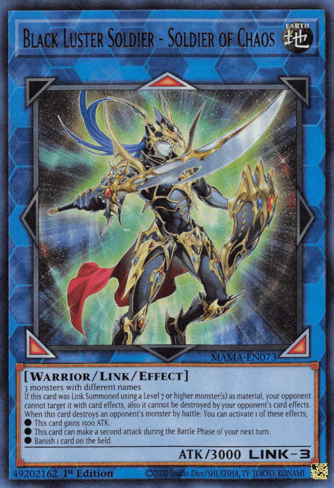 Black Luster Soldier - Soldier of Chaos [MAMA-EN073] Ultra Rare - Josh's Cards