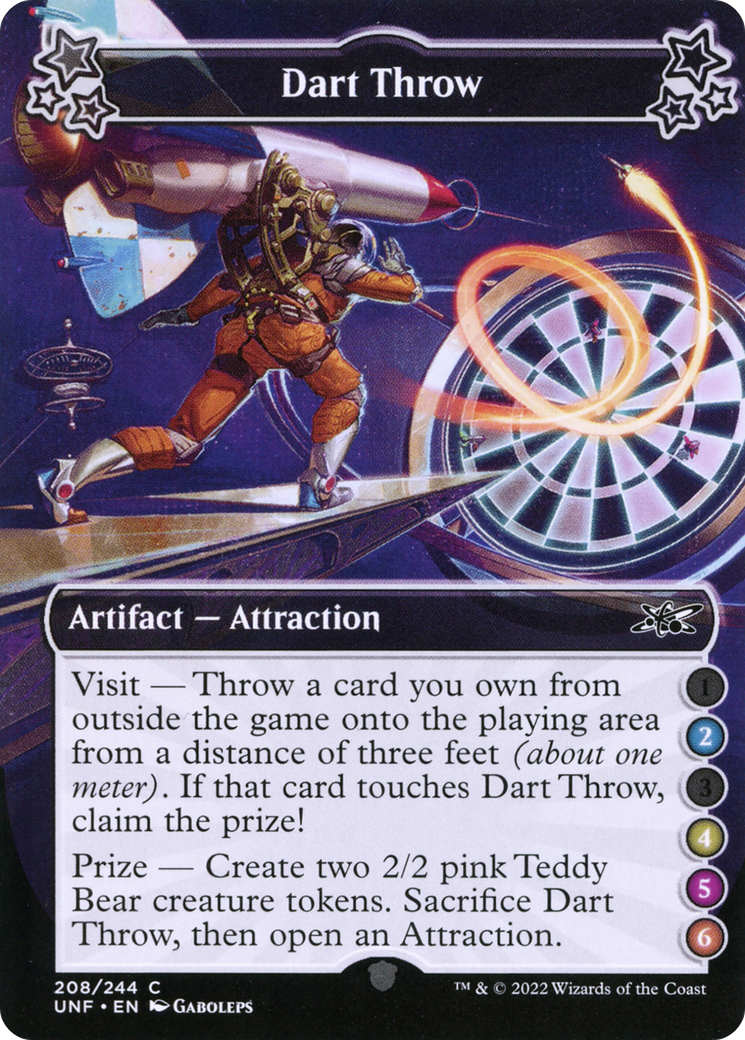 Dart Throw (UNF-208) - Unfinity Foil