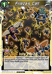 Frieza's Call (OTAKON 2019) (BT1-109_PR) [Promotion Cards] Parallel Foil