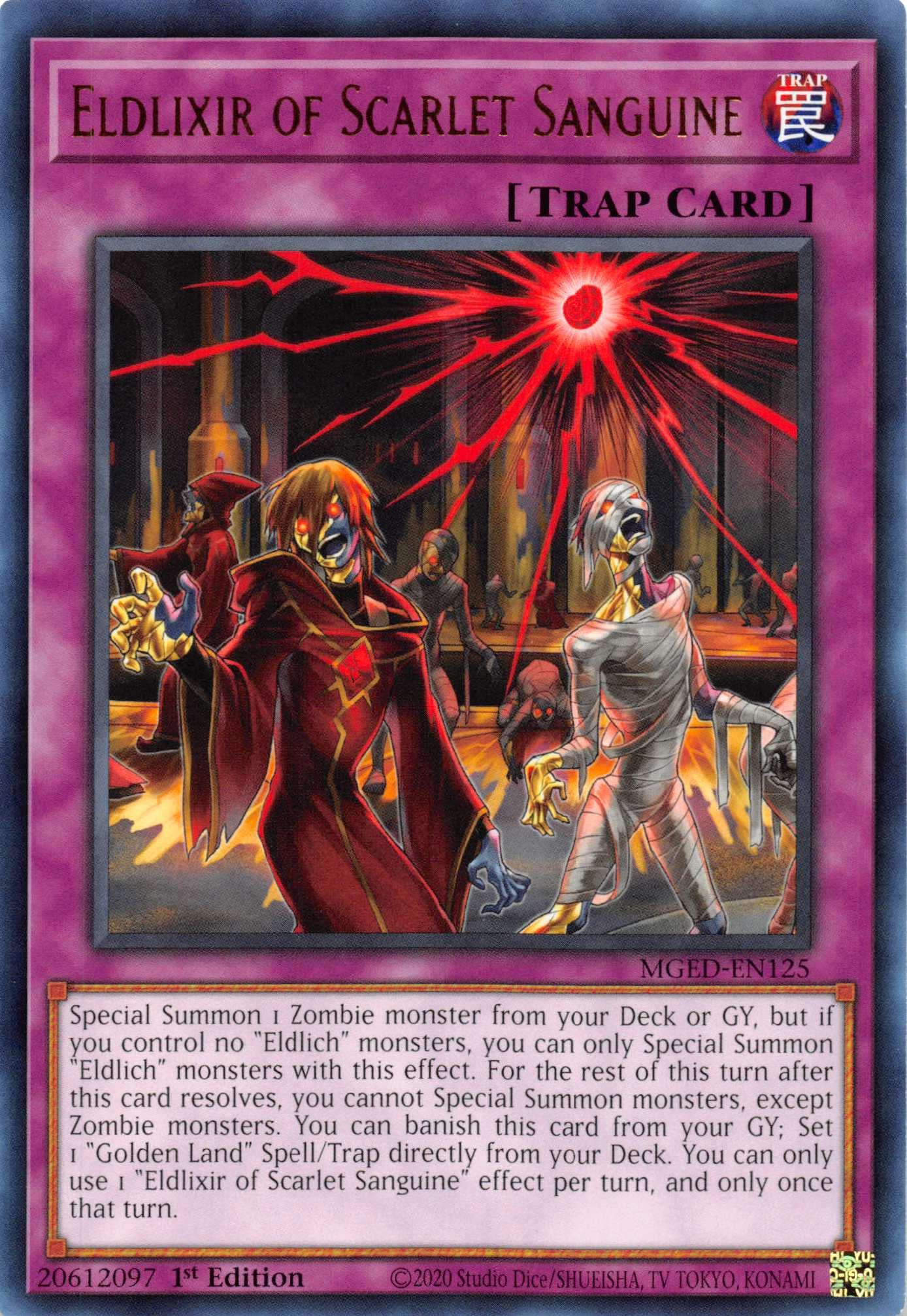 Eldlixir of Scarlet Sanguine [MGED-EN125] Rare - Josh's Cards