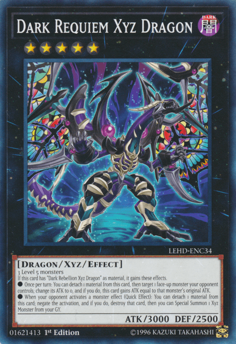 Dark Requiem Xyz Dragon [LEHD-ENC34] Common - Josh's Cards