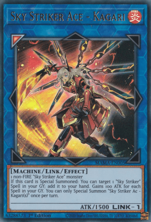 Sky Striker Ace - Kagari [MAMA-EN005] Ultra Rare - Josh's Cards
