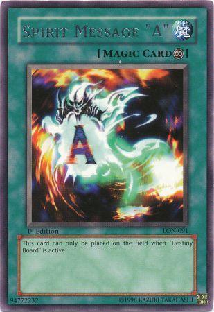 Spirit Message "A" [LON-091] Rare - Josh's Cards