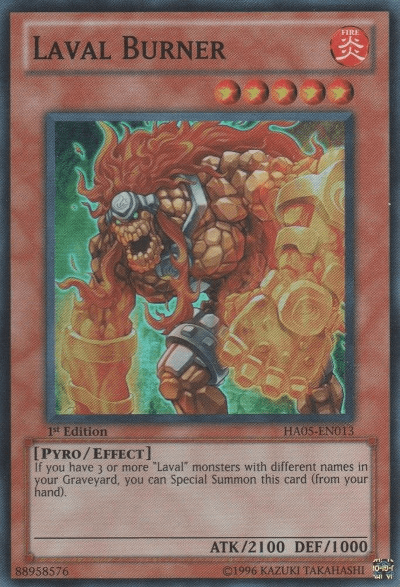 Laval Burner [HA05-EN013] Super Rare - Josh's Cards