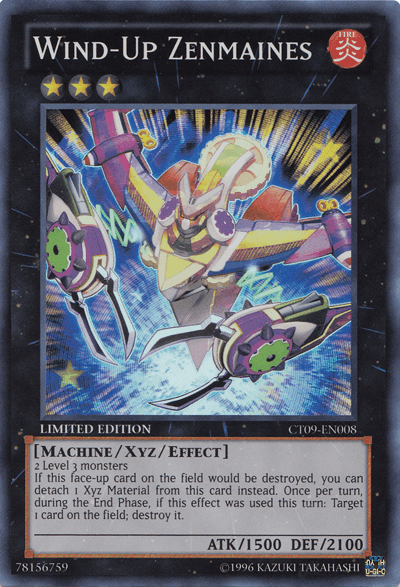 Wind-Up Zenmaines [CT09-EN008] Super Rare - Josh's Cards
