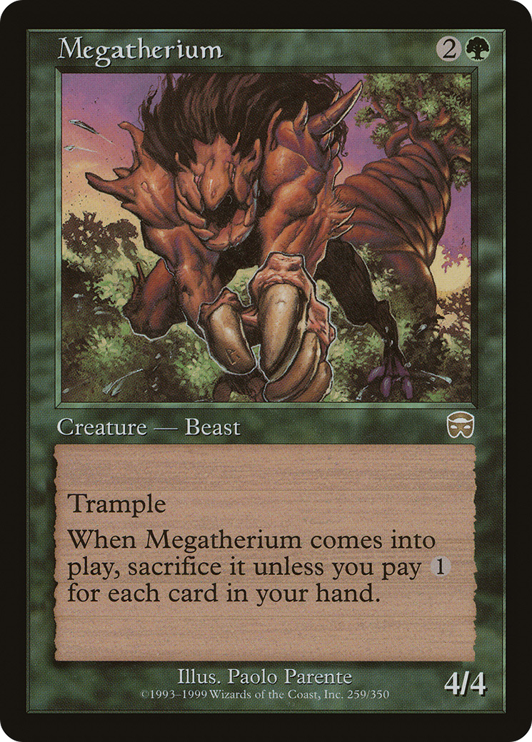 Megatherium (MMQ-259) - Mercadian Masques