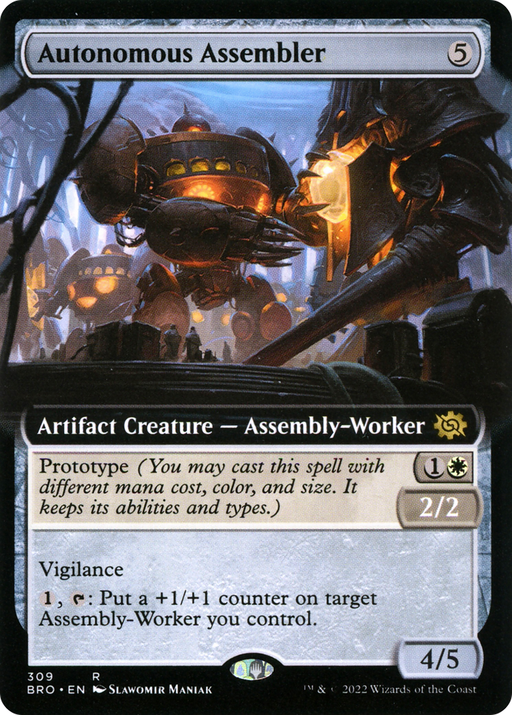 Autonomous Assembler (BRO-309) - The Brothers' War: (Extended Art) Foil