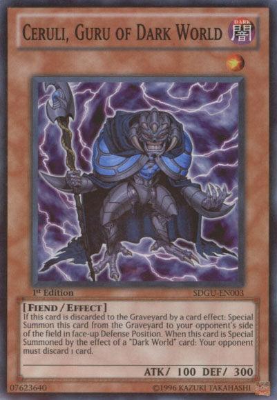 Ceruli, Guru of Dark World [SDGU-EN003] Super Rare - Josh's Cards
