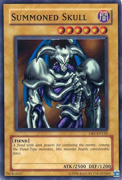 Summoned Skull [DB1-EN142] Super Rare - Josh's Cards