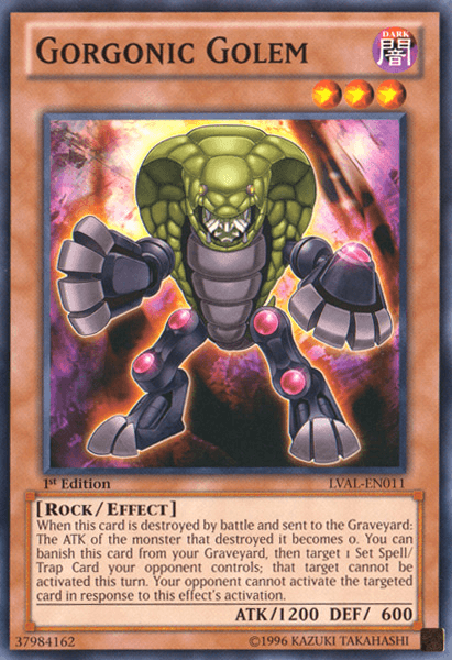 Gorgonic Golem [LVAL-EN011] Common - Josh's Cards