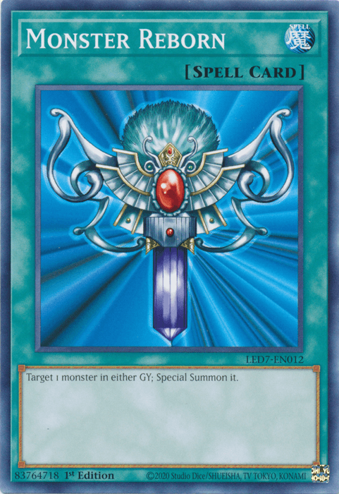 Monster Reborn [LED7-EN012] Common - Josh's Cards