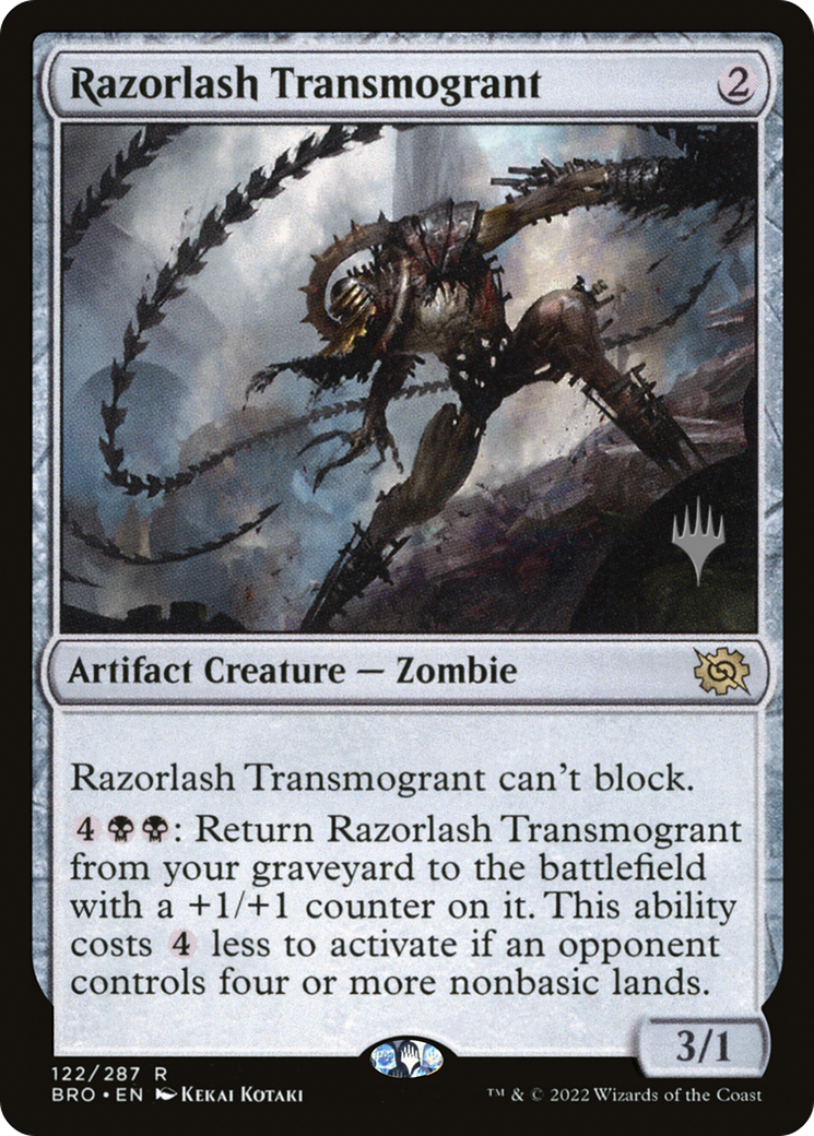 Razorlash Transmogrant (PPBRO-122P) - The Brothers' War Promos Foil