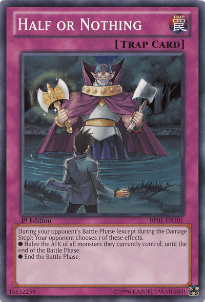 Half or Nothing [BP01-EN101] Common - Josh's Cards
