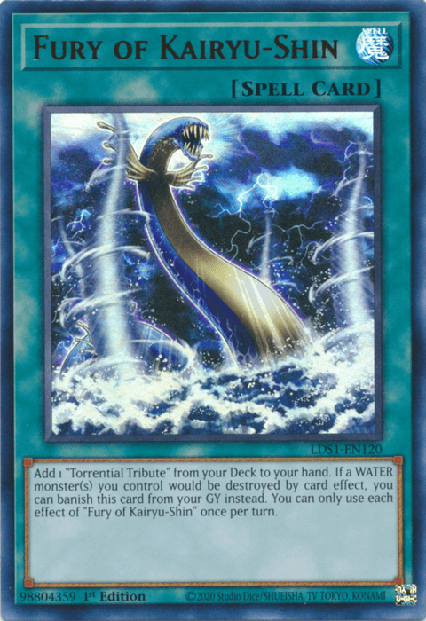 Fury of Kairyu-Shin [LDS1-EN120] Ultra Rare - Josh's Cards