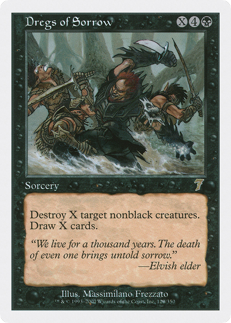 Dregs of Sorrow [Seventh Edition] Foil