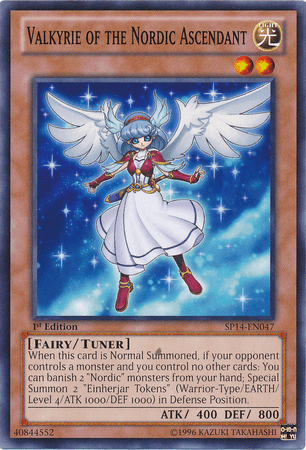 Valkyrie of the Nordic Ascendant [SP14-EN047] Common - Josh's Cards