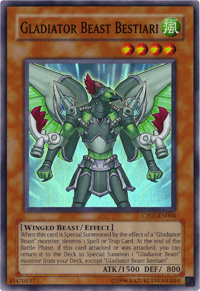 Gladiator Beast Bestiari [CP07-EN004] Super Rare - Josh's Cards