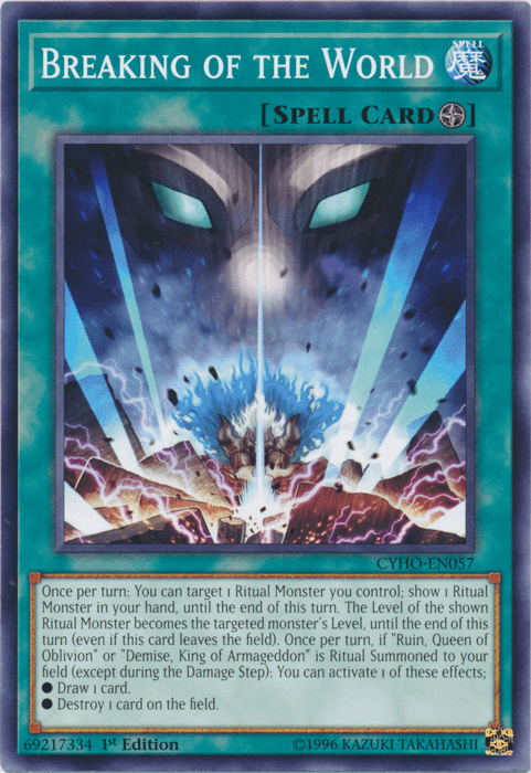 Breaking of the World [CYHO-EN057] Common - Josh's Cards