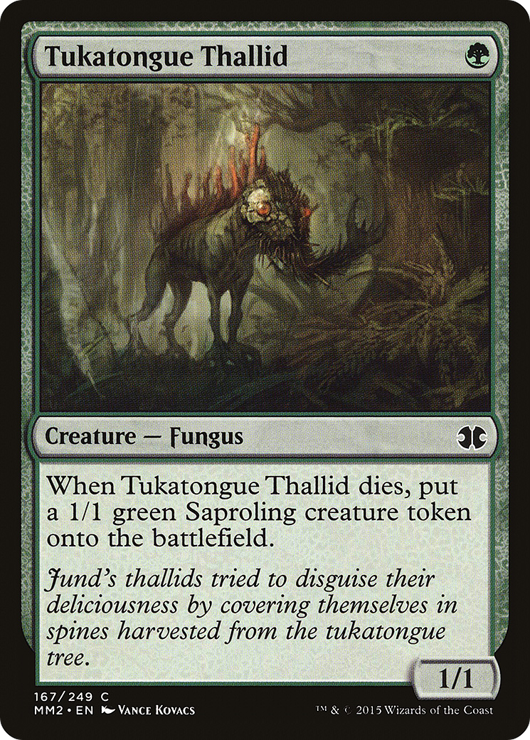 Tukatongue Thallid (MM2-167) - Modern Masters 2015