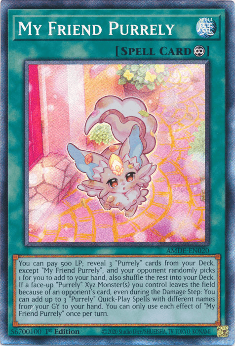 My Friend Purrely [AMDE-EN020] Collector's Rare - Josh's Cards