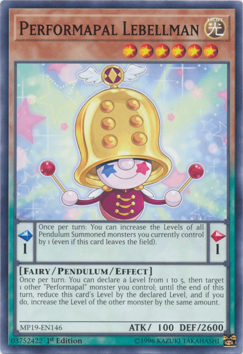 Performapal Lebellman [MP19-EN146] Common - Josh's Cards