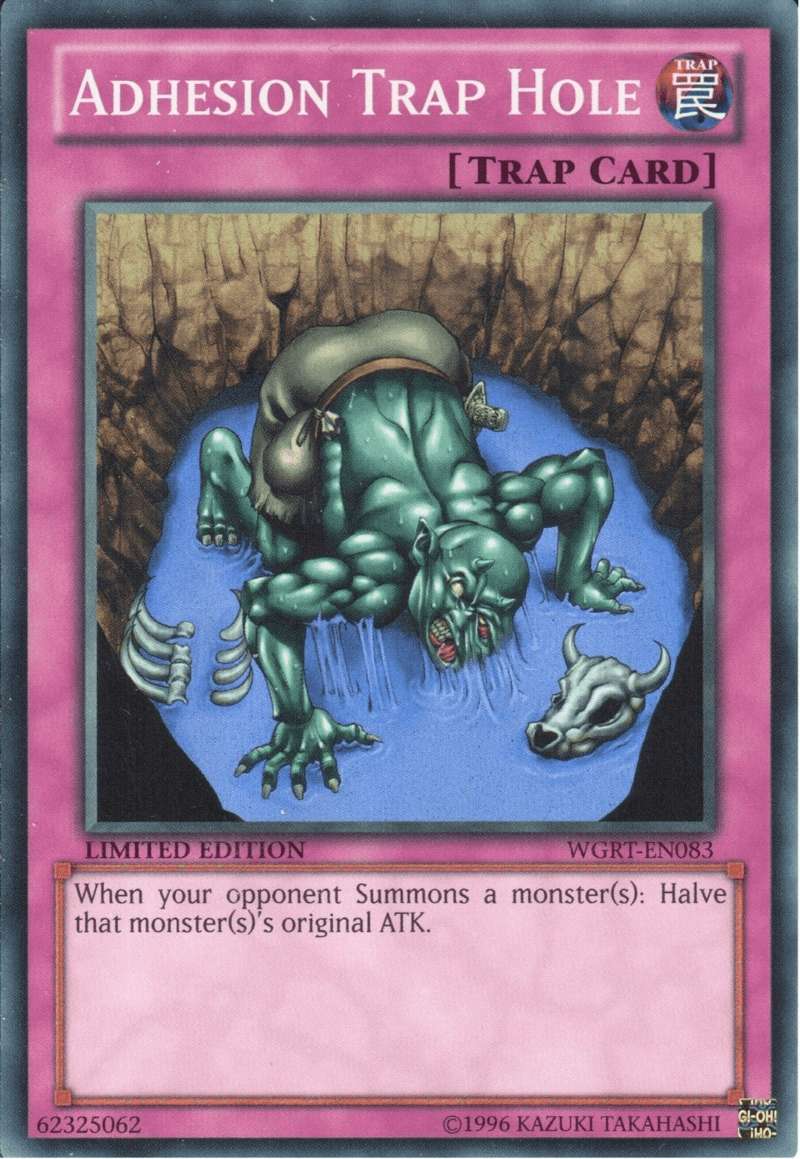 Adhesion Trap Hole [WGRT-EN083] Super Rare - Josh's Cards