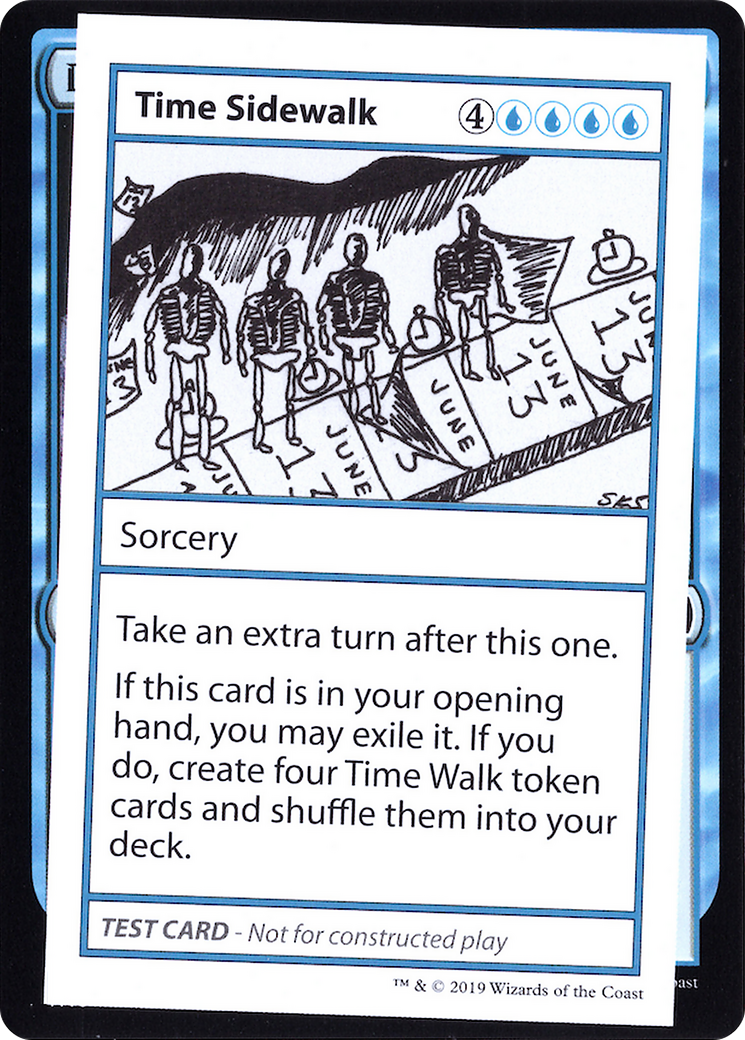 Time Sidewalk (CMB1-031) - Mystery Booster Playtest Cards 2021