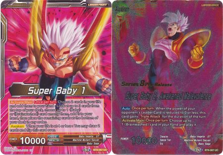 Super Baby 1 // Super Baby 2, Awakened Malevolence (BT8-067_PR) [Malicious Machinations Prerelease Promos] Parallel Foil
