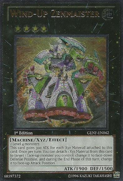 Wind-Up Zenmaister [GENF-EN042] Ultimate Rare - Josh's Cards