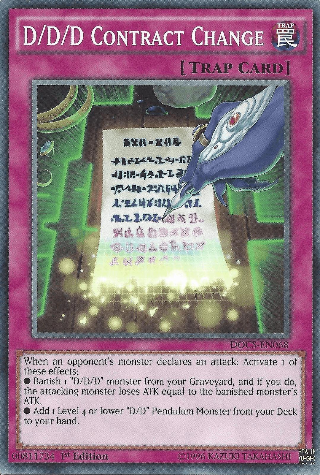 D/D/D Contract Change [DOCS-EN068] Common - Josh's Cards