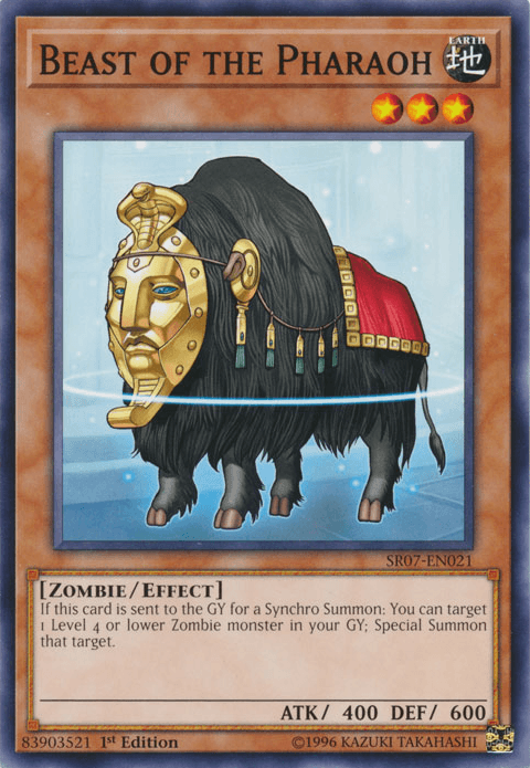 Beast of the Pharaoh [SR07-EN021] Common - Josh's Cards