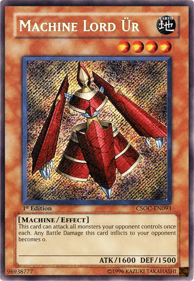 Machine Lord Ur [CSOC-EN093] Secret Rare - Josh's Cards